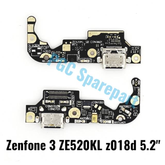 Original Papan Konektor Pcb Connector Charger Mic Asus Zenfone 3 5 2 Ze520kl Z018d Z017db Fleksibel Shopee Indonesia