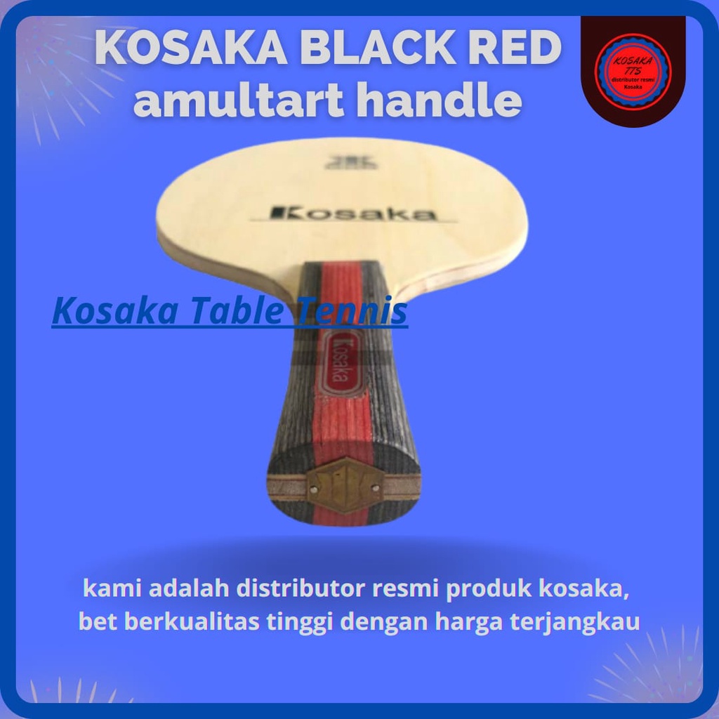 KOSAKA CARBON AMULTART HANDLE KAYU BET PINGPONG TENIS MEJA TERLARIS TERMURAH
