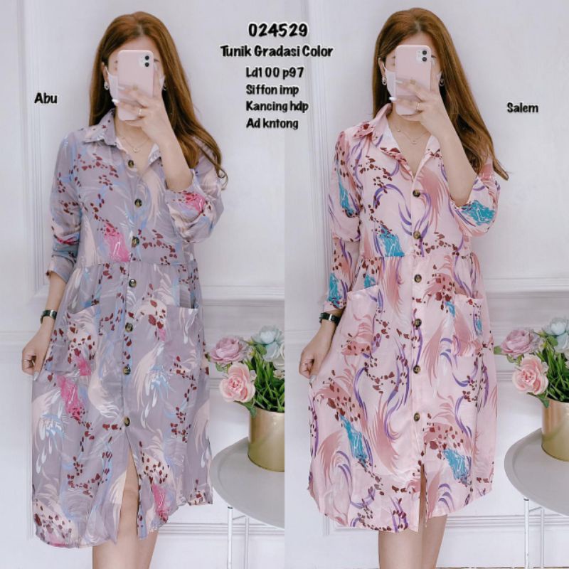 Tunik gradasi color