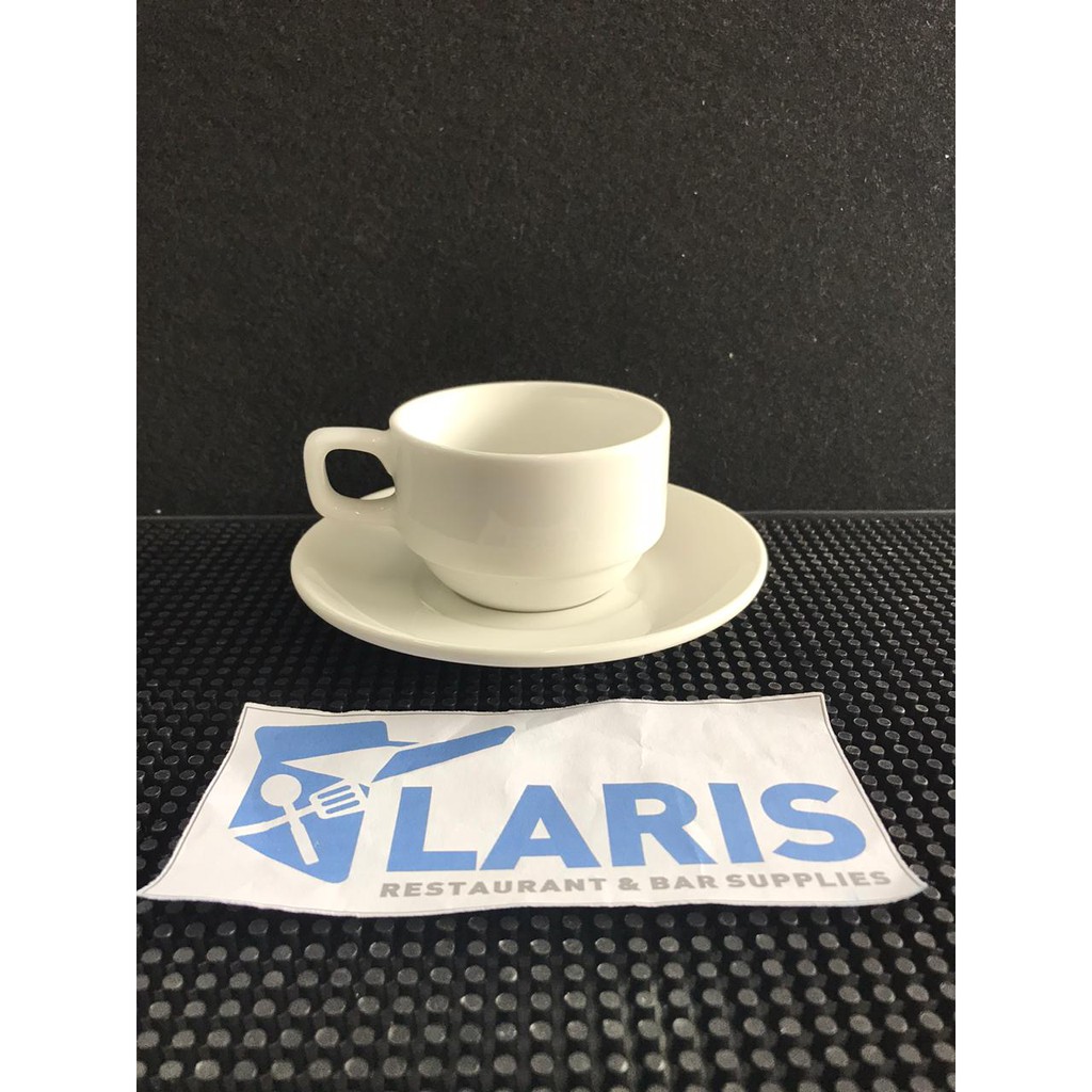 Legacy Cangkir Kopi Teh Putih Keramik 220ml E030