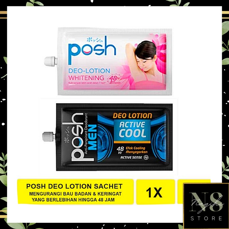 ✨NAGIHI✨ DEODORANT SACHET POSH MEN+WOMEN/POSH DEO TRAVEL PACK [11GR]