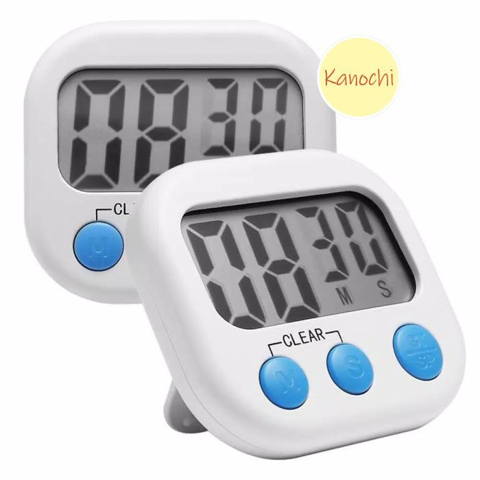 DIGITAL KITCHEN TIMER MASAK MAGNET JAM ALARM STOPWATCH ALAT DAPUR