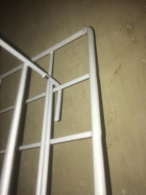 Taeyang-white Wall Grid Keranjang Gantung Hiasan Dinding Wire Mesh 60x40 Putih