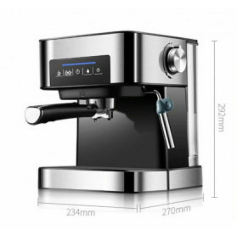 Mesin Kopi Semi Automatic Espresso Coffe Machine 1.6 Liter - 6863