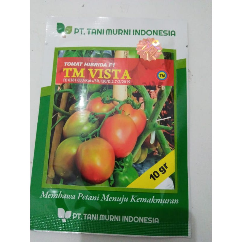 Bibit Tomat Tani Murni TM Vista - 10gr
