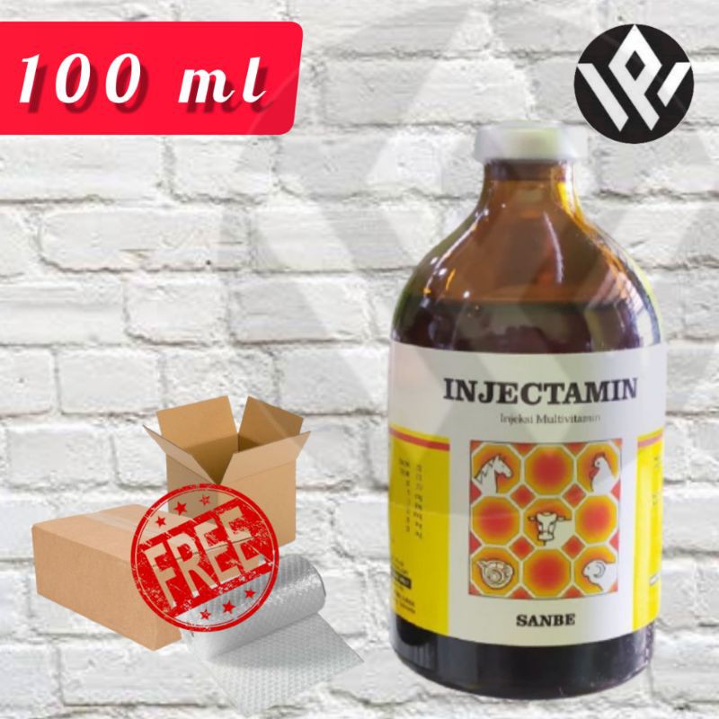 Injectamin 100 ml Vitamin Ternak PT Sanbe Farma