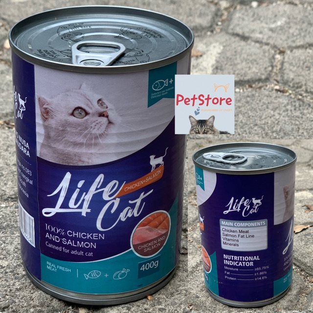 PROMO NEW: LIFE CAT KALENG Kitten Adult 400gr Lifecat wet food kucing kaleng Image 9
