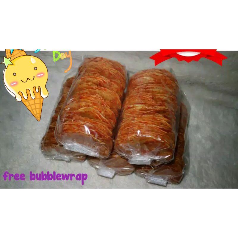 

emping melinjo asli (udang pedas ) 50biji