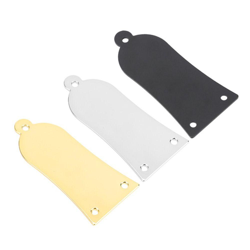 Lanfy Truss Rod Cover 3lubang Bagian Instrumen Gaya Bell Tahan Lama Musik Untuk Bass Gitar Listrik