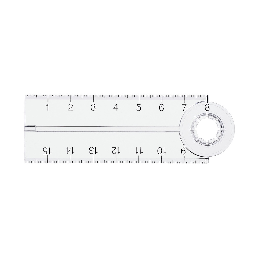 

MUJI Polycarbonate double ruler
