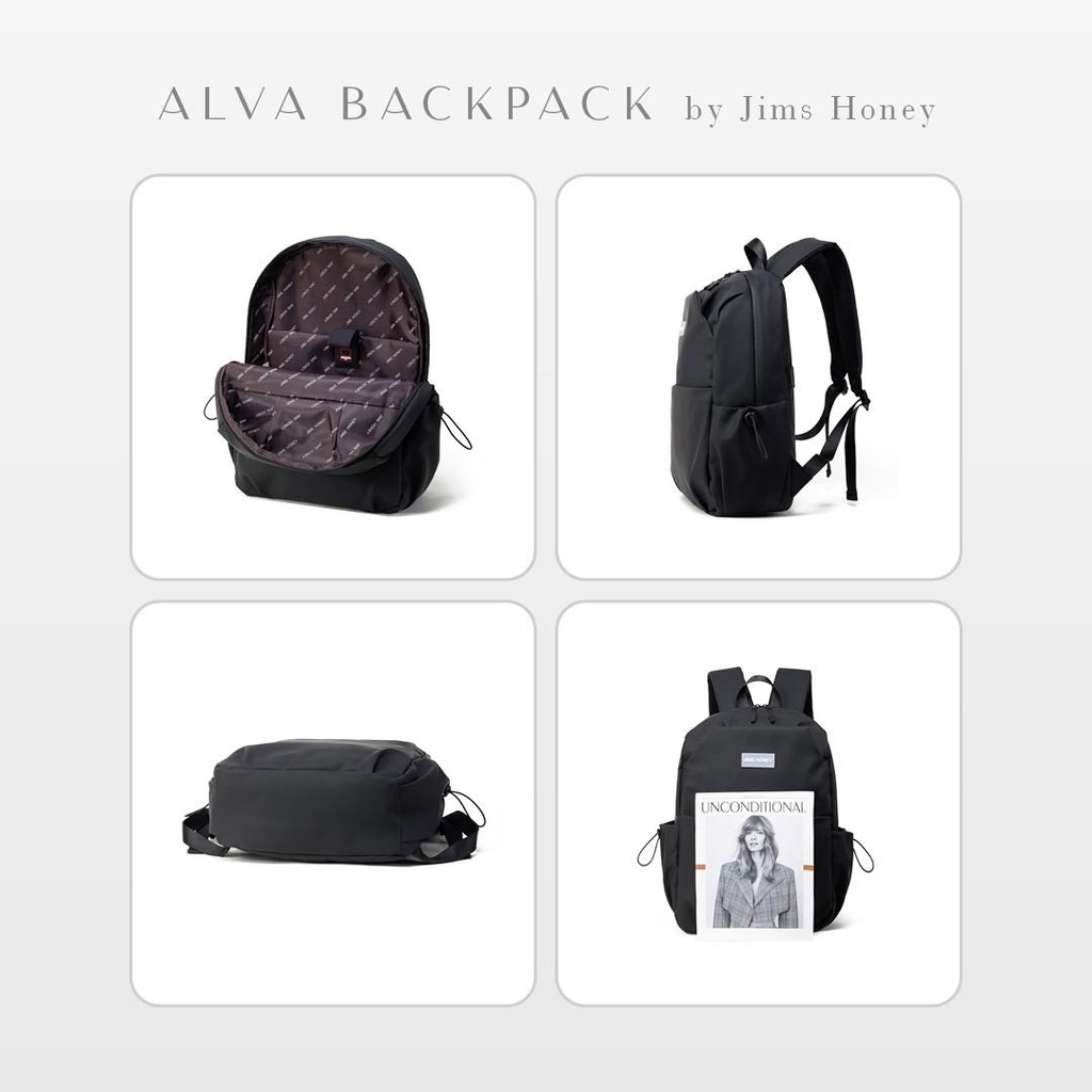 JIMS HONEY TAS RANSEL PRIA WANITA UNISEX ALVA BACKPACK