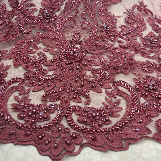 Bahan/kain tile full payet jepang