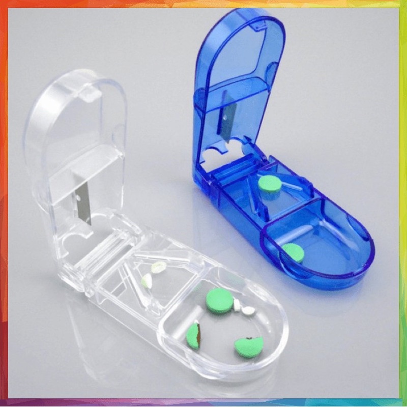 pil cutter pemotong obat, penghancur obat, kotak obat