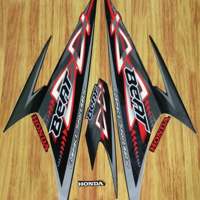 Striping Beat karbu 2012 warna hitam