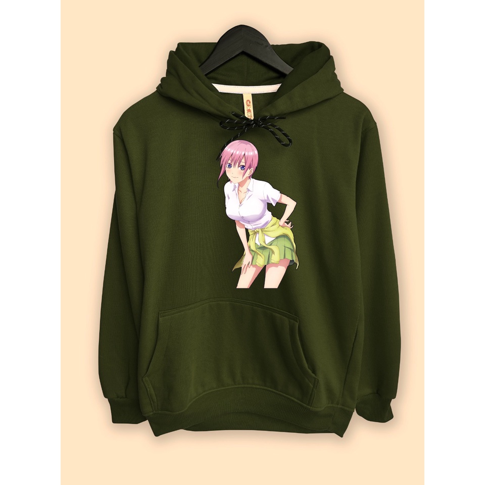 Jaket Hoodie Anime 5 toubun Nakano ichika