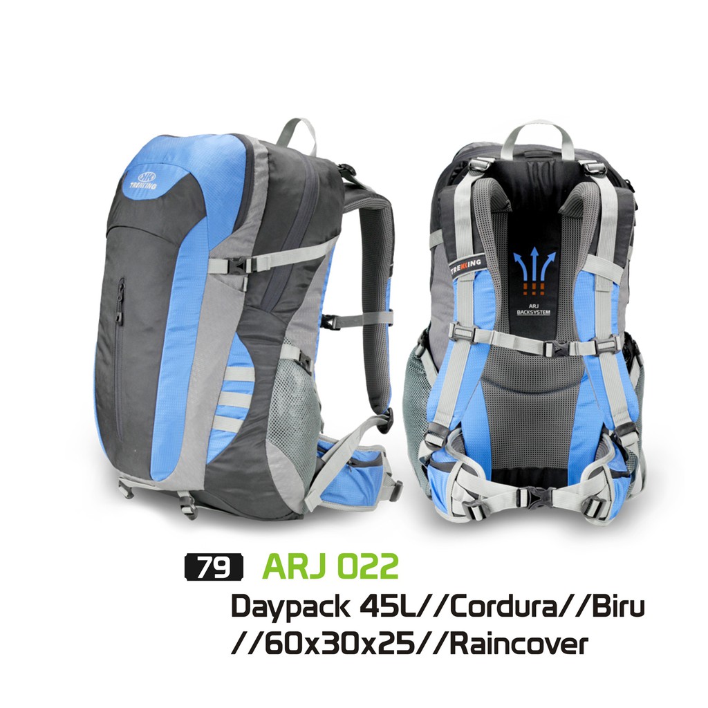 Tas ransel pria 45 liter / tas ransel trekking arj 022