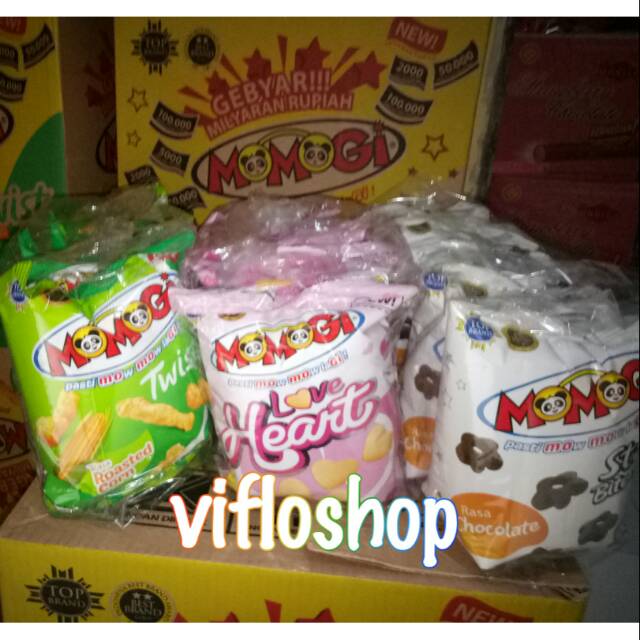 

Snack Momogi Twist / Momogi Heart / Momogi Star / Momogi Mini Stick (30 gr x 5)