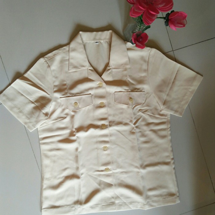 WANITA-PNS-SERAGAM- BAJU SERAGAM KEMHAN/LENGAN PENDEK WANITA-B -SERAGAM-PNS-WANITA.