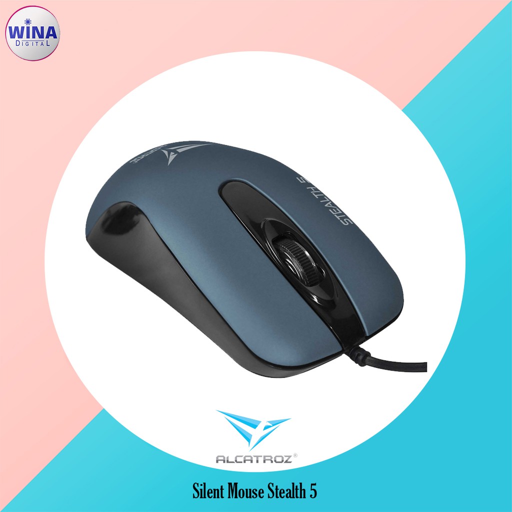 Alcatroz Silent Mouse Wired Stealth 5