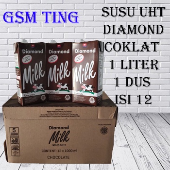 

Susu UHT Diamond Cokelat 1 karton isi 12pcs