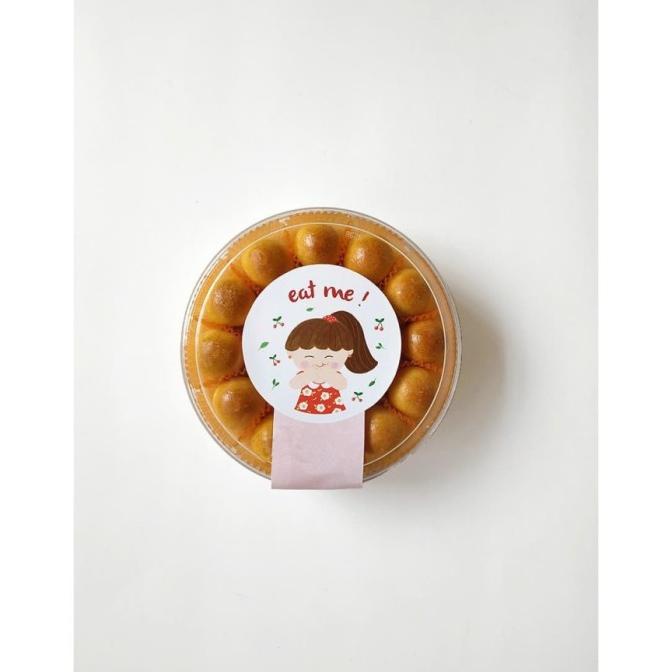 

Stiker Toples Kue Kering 250gr/350gr Sticker Eat Me Lucu - SN10