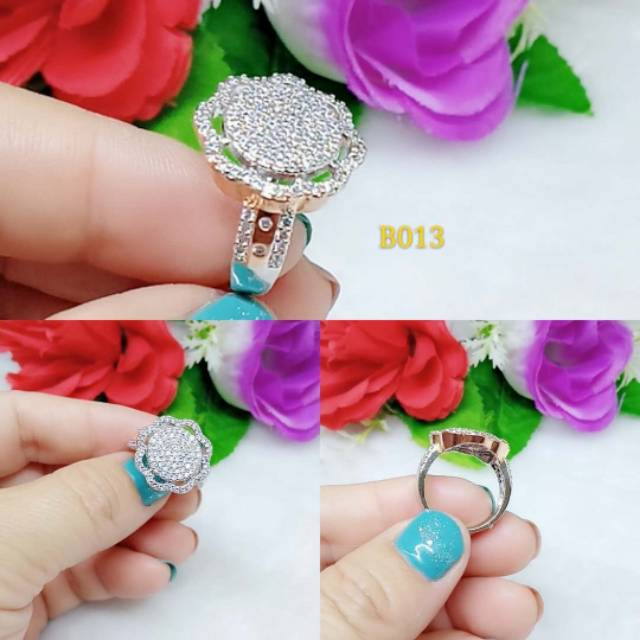 Cincin kombinasi Permata B010-013