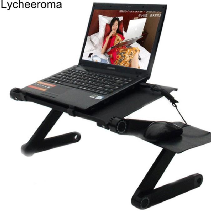 Promo Meja Laptop Portable Aluminium Mousepad Murah T6 Lindarwati40