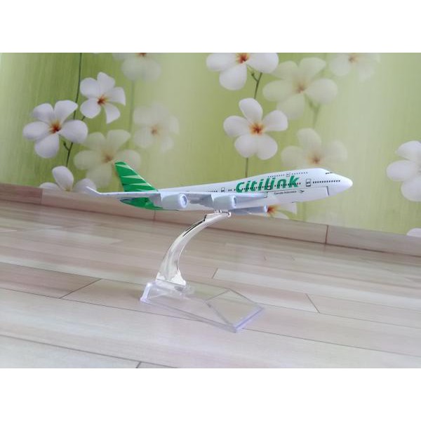 Miniatur Diecast Pesawat Terbang Citilink Besi Murah