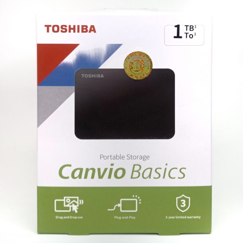 Hardisk Toshiba Canvio 1TB - HARDISK EKSTERNAL