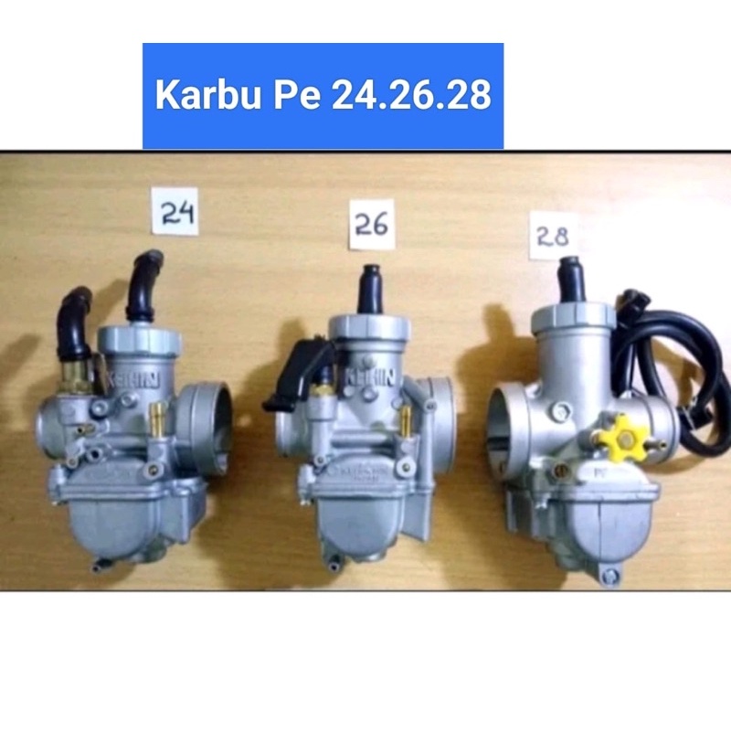 Karbu Pe 28 26 24 Keihin Original Universal