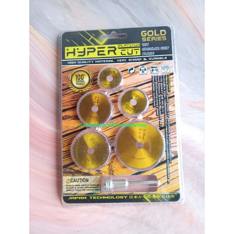 HYPER 6 PCS HSS Mata Gergaji Mini Grenda Tuner Circular Saw Blade Rotary Set