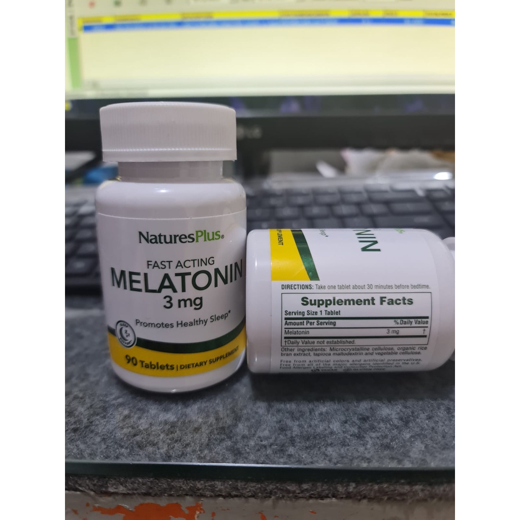 Natures Plus Melatonin Fast Acting 3mg isi 90 (3mg)