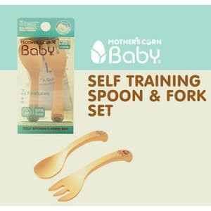 Mother's Corn Self training Spoon &amp; Fork set