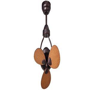 MT.EDMA 15in MINI Ceiling Fan Dekoratif (Teak) + Remote Control