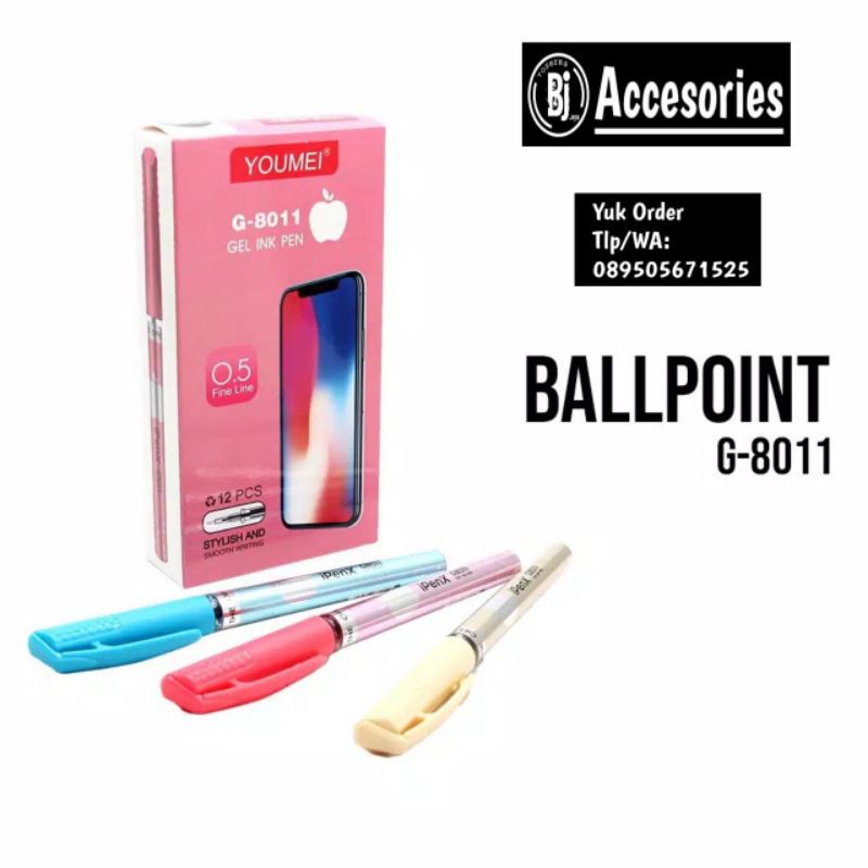 

pen gel apple G-8011