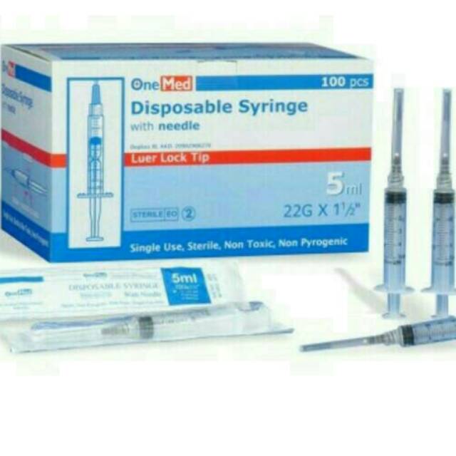 Disposable syringe 5cc onemed