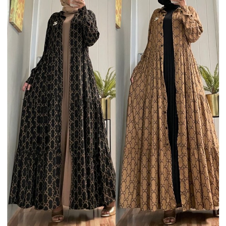 set Gucci // gamis terbaru // dress Korea // dress Muslim // dress wanita // dress kondangan // dres