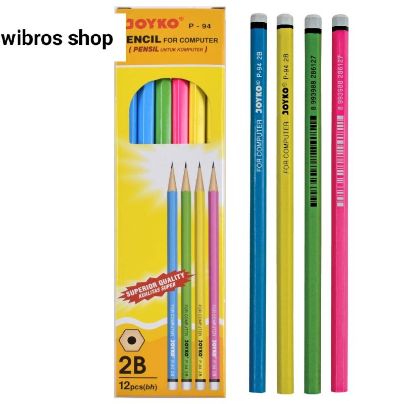 

Pencil / Pensil Joyko P-94 / 2B / 1 BOX 12 PCS s3245