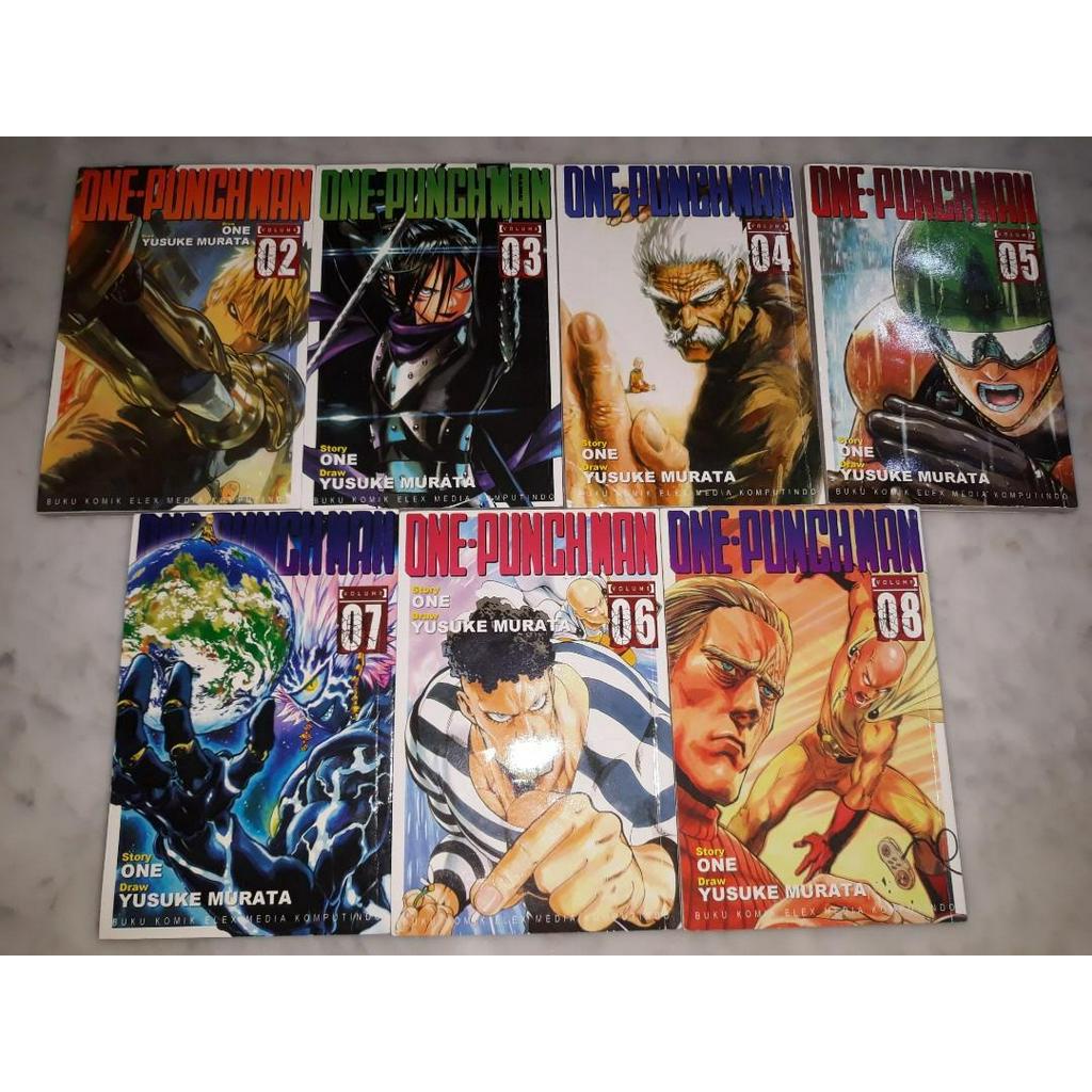 [INDONESIA] BUKU KOMIK ONE PUNCH MAN VOL 1 - VOL 27 BATCH CHAPTER UPDATE PLUS STIKER ANIME - MANGA YUSUKE MURATA [ORIGINAL]