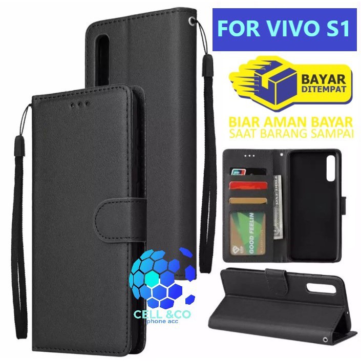 Flip cover VIVO S1 Flip case buka tutup kesing hp casing flip case leather wallet