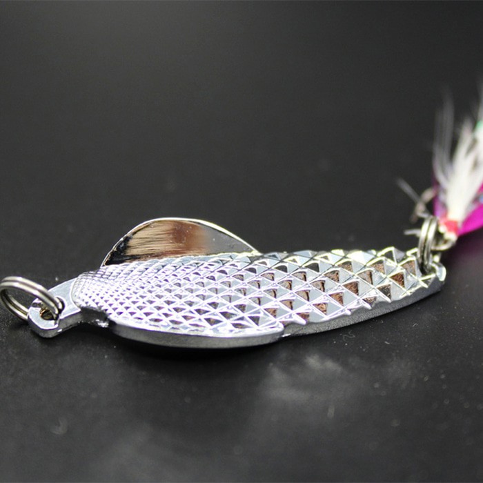 Umpan Pancing Fishing Lure 10cm Artificial bait simulation bait Silver Umpan Mancing Laut Buatan