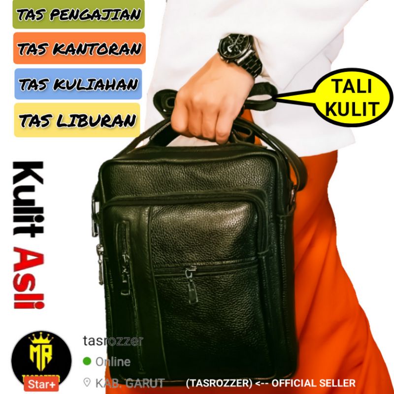 Tas kitab kulit asli | Tas kuliah | Tas kantoran kulit asliii