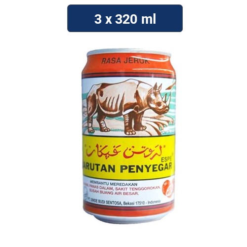 

Larutan Penyegar Cap Badak Espe Rasa Jeruk 3 x 320 mL