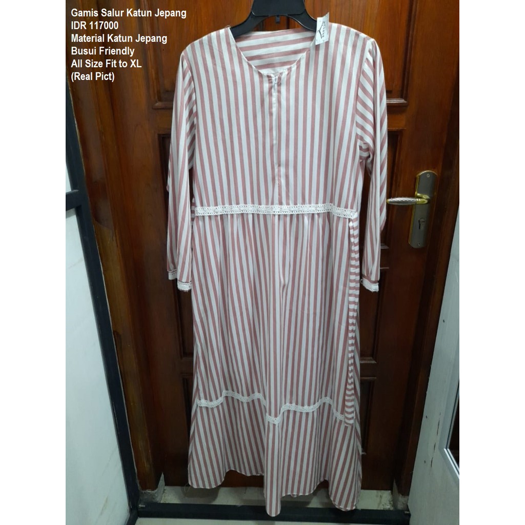 Salur-Gamis Katun Jepang Busui Frienly