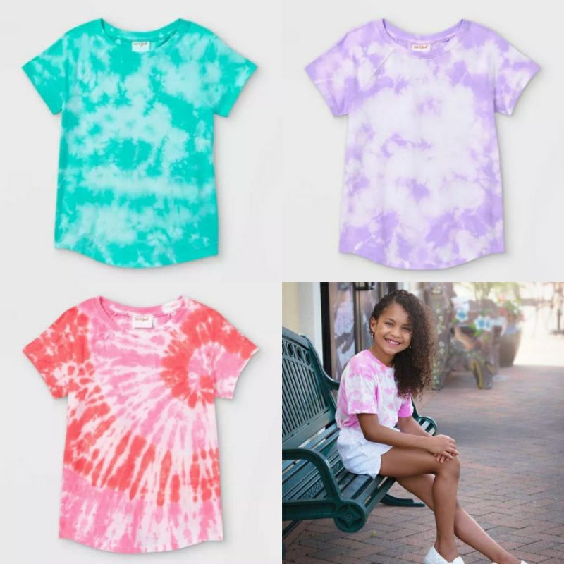 kaos anak tie dye cat&jack