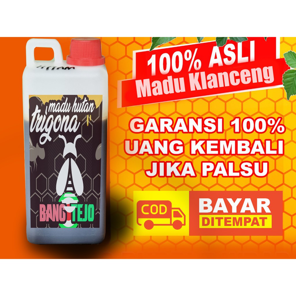 

Madu Murni [Madu asli 100%] Klanceng / Trigona Ukuran 1KG Banyuwangi