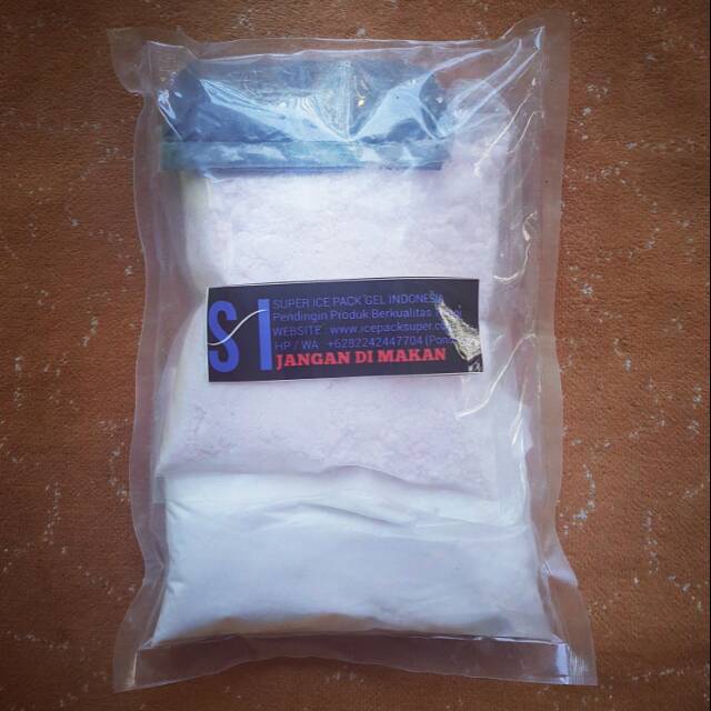 bahan blue ice pack 2kilogram bahan mentah ice gel bahan baku ice pack BUBUK ICE PACK POWDER