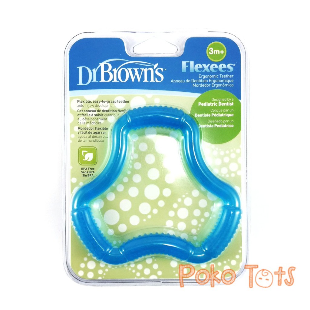 Dr Browns Flexees Ergonomic Teether Gigitan Bayi Dr. Brown's