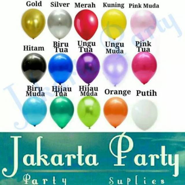 Balon Metalik Ungu Tua