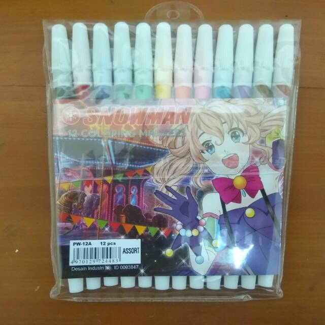 

SPIDOL 12 WARNA SNOWMAN